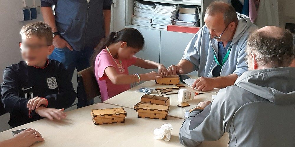 Modellbau-Projekttag mit Grundschülern