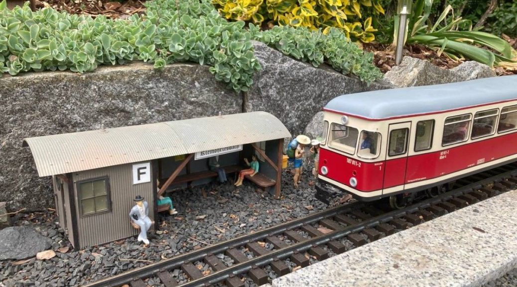 Gartenbahnanlage Matthias Mai 2025