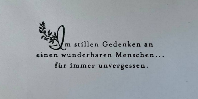 Trauer um Frank Reichel